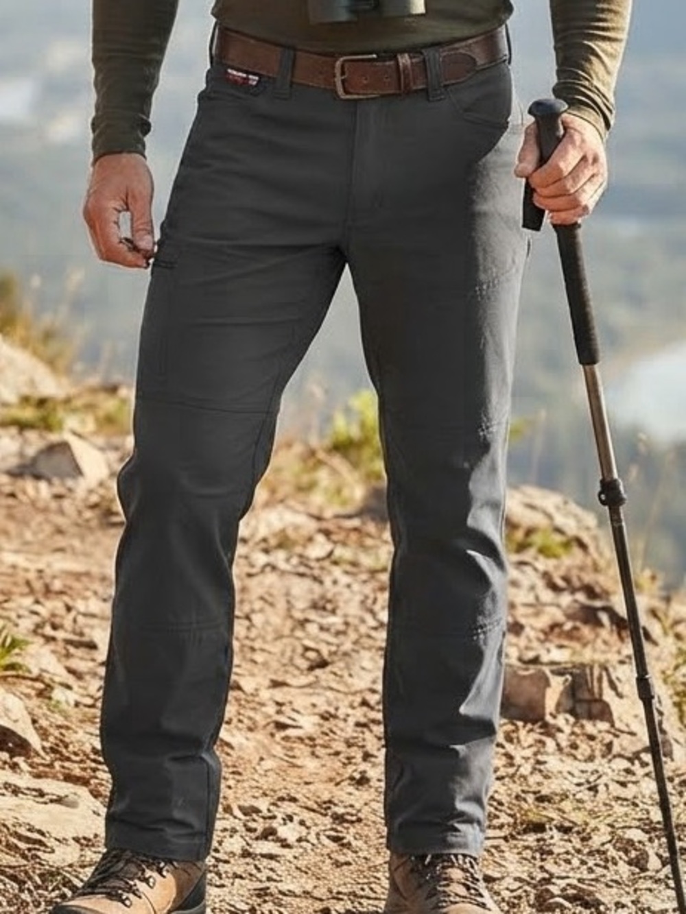 Wrangler All Terrain Grear Utility Pants Dark Charcoal Size 36x32